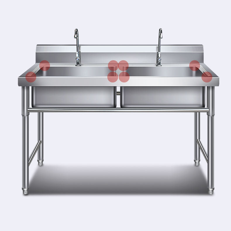 Kitchen Sink Top Mounted Stainless Steel Faucet Included Kitchen Sink Clearhalo 'Home Improvement' 'home_improvement' 'home_improvement_kitchen_sinks' 'Kitchen Remodel & Kitchen Fixtures' 'Kitchen Sinks & Faucet Components' 'Kitchen Sinks' 'kitchen_sinks' 6881554