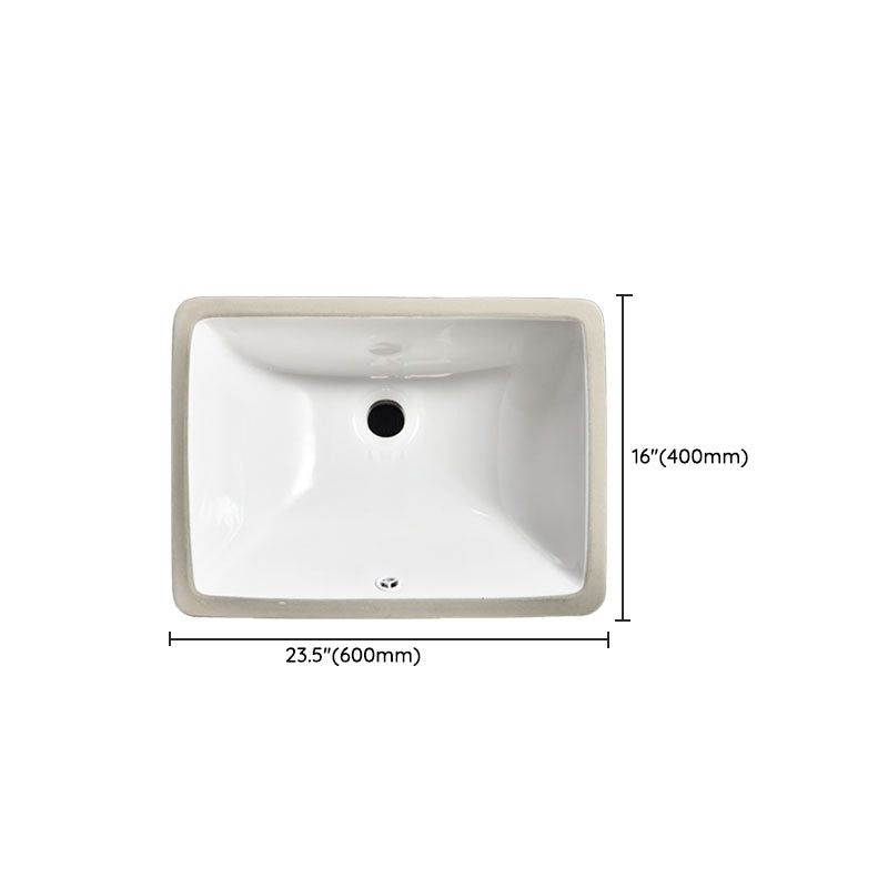 Contemporary Wash Stand Ceramic Metal Undermount Bathroom Sink Clearhalo 'Bathroom Remodel & Bathroom Fixtures' 'Bathroom Sinks & Faucet Components' 'Bathroom Sinks' 'bathroom_sink' 'Home Improvement' 'home_improvement' 'home_improvement_bathroom_sink' 6881608