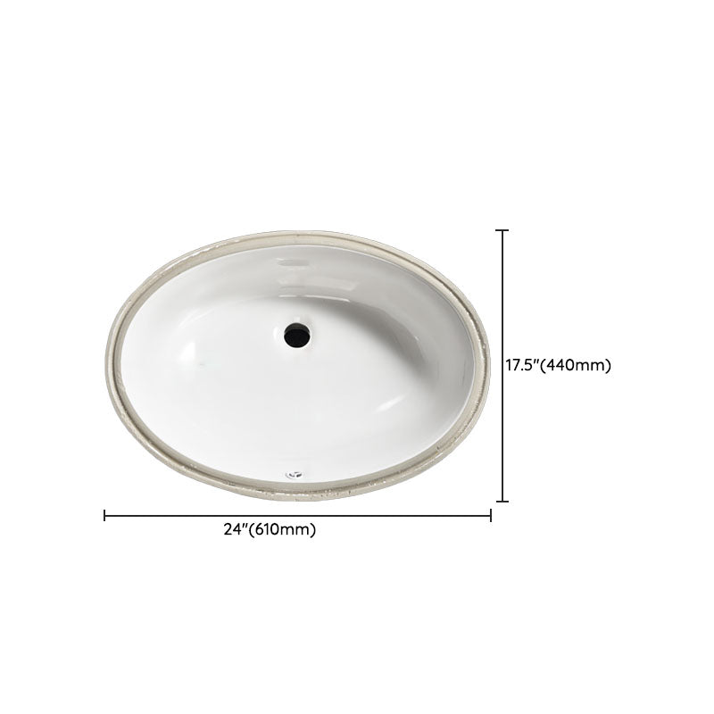 Contemporary Wash Stand Ceramic Metal Undermount Bathroom Sink Clearhalo 'Bathroom Remodel & Bathroom Fixtures' 'Bathroom Sinks & Faucet Components' 'Bathroom Sinks' 'bathroom_sink' 'Home Improvement' 'home_improvement' 'home_improvement_bathroom_sink' 6881623