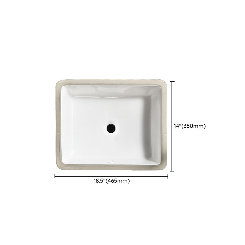 Contemporary Wash Stand Ceramic Metal Undermount Bathroom Sink Clearhalo 'Bathroom Remodel & Bathroom Fixtures' 'Bathroom Sinks & Faucet Components' 'Bathroom Sinks' 'bathroom_sink' 'Home Improvement' 'home_improvement' 'home_improvement_bathroom_sink' 6881628