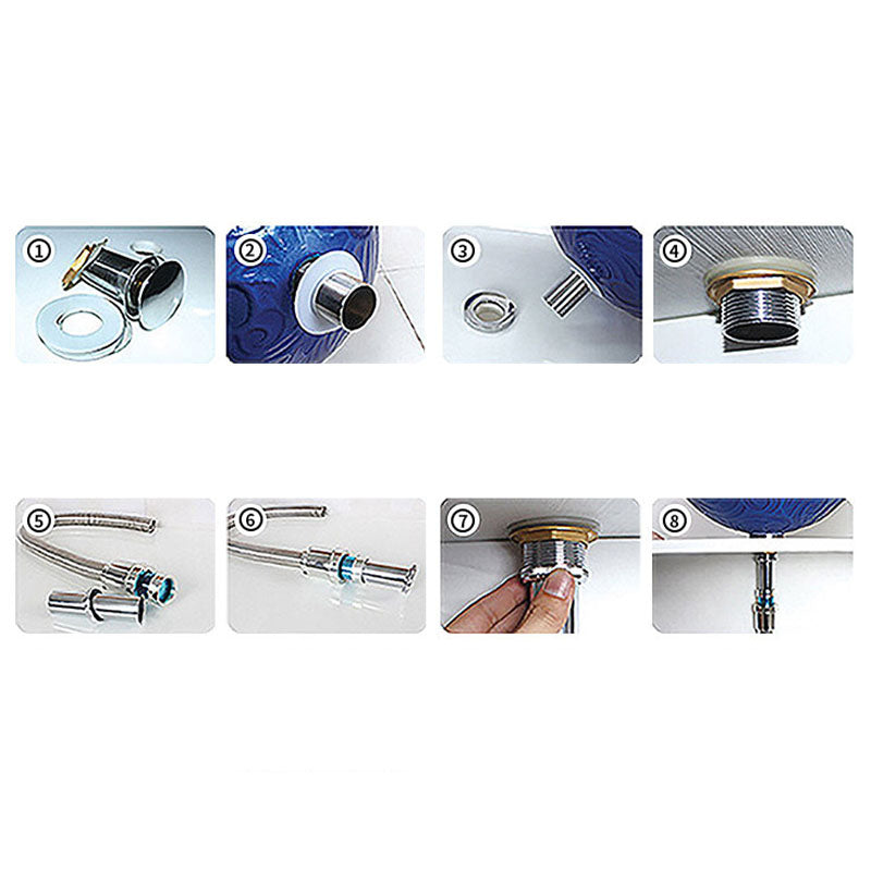 Tempered Glass Bathroom Sink Contemporary Trough Bathroom Sink with Round Shape Clearhalo 'Bathroom Remodel & Bathroom Fixtures' 'Bathroom Sinks & Faucet Components' 'Bathroom Sinks' 'bathroom_sink' 'Home Improvement' 'home_improvement' 'home_improvement_bathroom_sink' 6881718