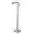Floor Mounted Metal Freestanding Tub Filler One Handle Freestanding Bathtub Faucet Chrome Hand Shower Not Included Ground Clearhalo 'Bathroom Remodel & Bathroom Fixtures' 'Bathtub Faucets' 'bathtub_faucets' 'Home Improvement' 'home_improvement' 'home_improvement_bathtub_faucets' 6881795