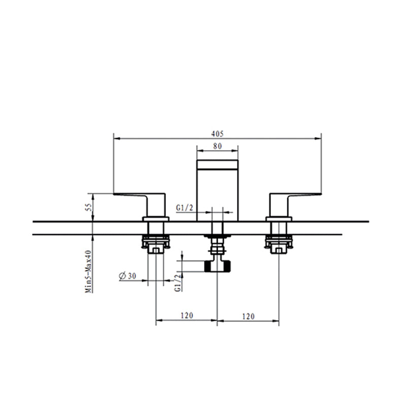 Modern Bathroom Faucet Rod Two-handle Waterfall Bathtub Faucet Clearhalo 'Bathroom Remodel & Bathroom Fixtures' 'Bathtub Faucets' 'bathtub_faucets' 'Home Improvement' 'home_improvement' 'home_improvement_bathtub_faucets' 6881913