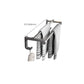 Gray Contemporary Bathroom Accessory Set Bath Shelf/Towel Bar & Robe Hooks Included Clearhalo 'Bathroom Hardware Sets' 'Bathroom Hardware' 'Bathroom Remodel & Bathroom Fixtures' 'bathroom_hardware_sets' 'Home Improvement' 'home_improvement' 'home_improvement_bathroom_hardware_sets' 6882120