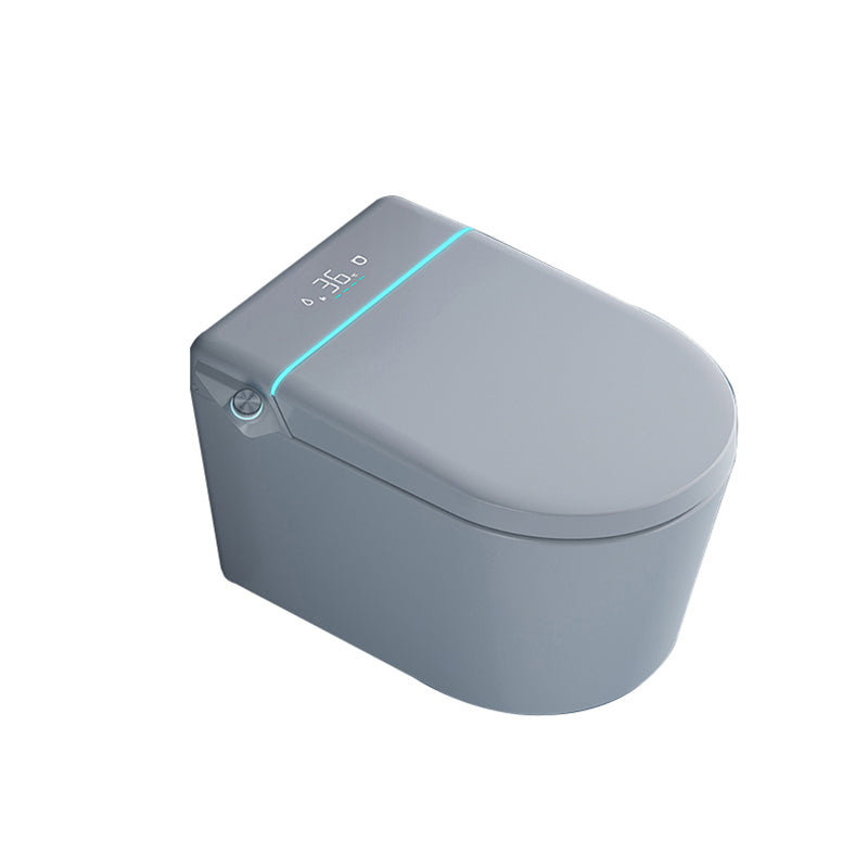 Modern Elongated Wall Hung Toilet Set with Foot Sensor Flushing Type Clearhalo 'Bathroom Remodel & Bathroom Fixtures' 'Bidets' 'Home Improvement' 'home_improvement' 'home_improvement_bidets' 'Toilets & Bidets' 6887360