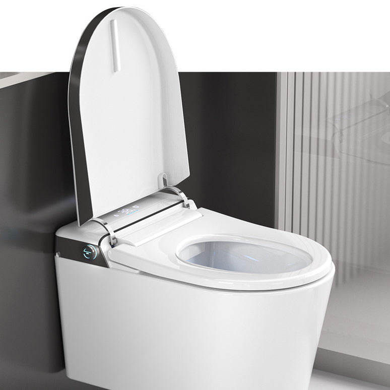 Elongated Wall Mounted Bidet Dryer White Wall Hung Toilet Set Clearhalo 'Bathroom Remodel & Bathroom Fixtures' 'Bidets' 'Home Improvement' 'home_improvement' 'home_improvement_bidets' 'Toilets & Bidets' 6887402