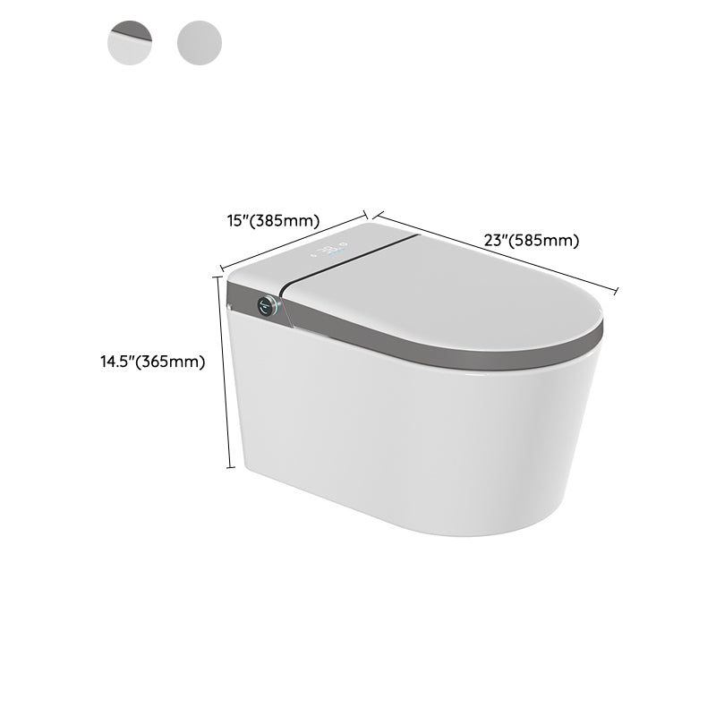 Elongated Wall Mounted Bidet Dryer White Wall Hung Toilet Set Clearhalo 'Bathroom Remodel & Bathroom Fixtures' 'Bidets' 'Home Improvement' 'home_improvement' 'home_improvement_bidets' 'Toilets & Bidets' 6887404