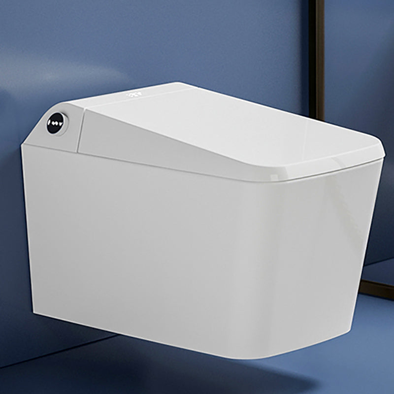 Elongated Floor Mount Bidet/Wall Hung Toilet with Heated Seat White Floating Mount Clearhalo 'Bathroom Remodel & Bathroom Fixtures' 'Bidets' 'Home Improvement' 'home_improvement' 'home_improvement_bidets' 'Toilets & Bidets' 6887418