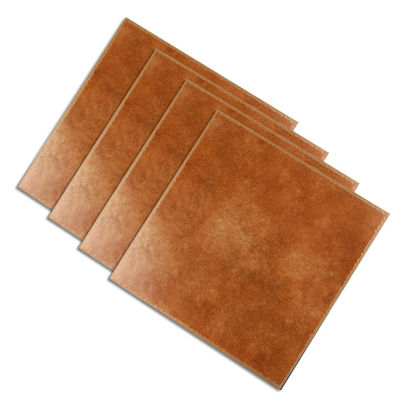 Outdoor Floor Wall Tile Ceramic Square Straight Edge Floor Wall Tile Red Brown Clearhalo 'Floor Tiles & Wall Tiles' 'floor_tiles_wall_tiles' 'Flooring 'Home Improvement' 'home_improvement' 'home_improvement_floor_tiles_wall_tiles' Walls and Ceiling' 6887584