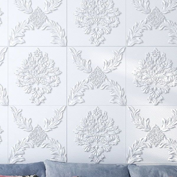 Peel and Press Wall Access Panel 3D Plastic Wall Access Panel White Clearhalo 'Flooring 'Home Improvement' 'home_improvement' 'home_improvement_wall_paneling' 'Wall Paneling' 'wall_paneling' 'Walls & Ceilings' Walls and Ceiling' 6887648