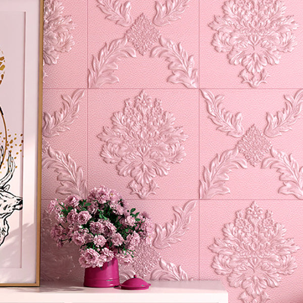 Peel and Press Wall Access Panel 3D Plastic Wall Access Panel Pink Clearhalo 'Flooring 'Home Improvement' 'home_improvement' 'home_improvement_wall_paneling' 'Wall Paneling' 'wall_paneling' 'Walls & Ceilings' Walls and Ceiling' 6887653