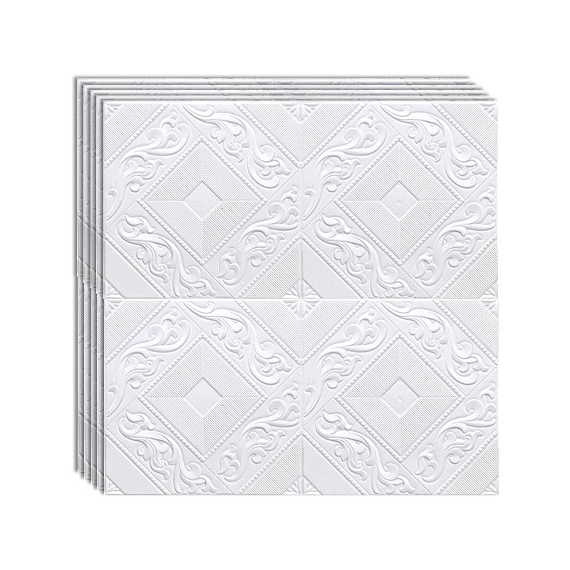 Peel and Press Wall Access Panel 3D Plastic Wall Access Panel Matte White Clearhalo 'Flooring 'Home Improvement' 'home_improvement' 'home_improvement_wall_paneling' 'Wall Paneling' 'wall_paneling' 'Walls & Ceilings' Walls and Ceiling' 6887664