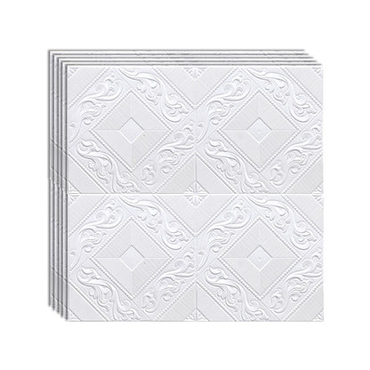 Peel and Press Wall Access Panel 3D Plastic Wall Access Panel Matte White Clearhalo 'Flooring 'Home Improvement' 'home_improvement' 'home_improvement_wall_paneling' 'Wall Paneling' 'wall_paneling' 'Walls & Ceilings' Walls and Ceiling' 6887664