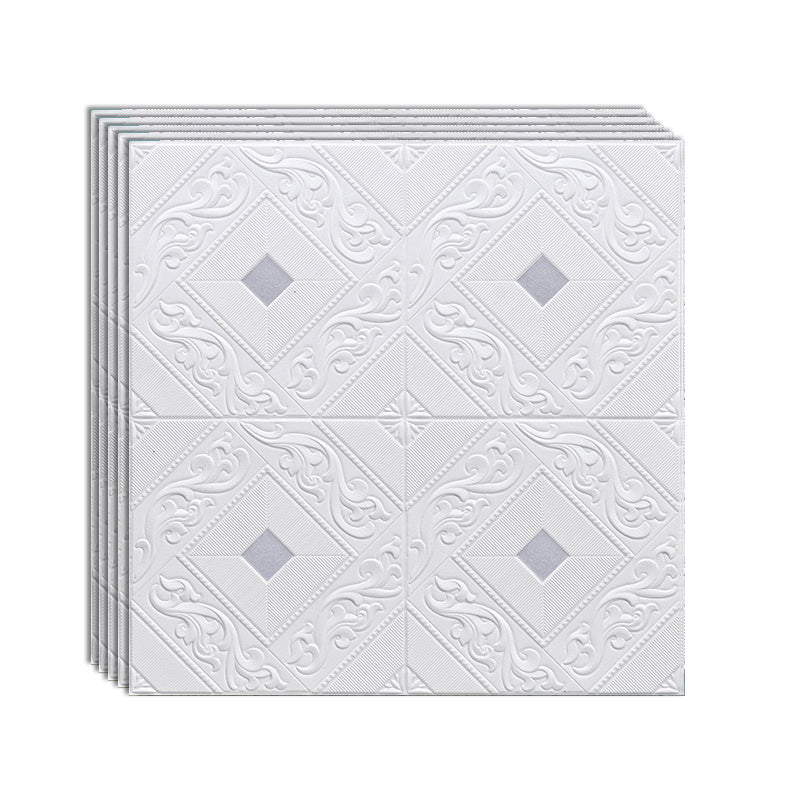 Peel and Press Wall Access Panel 3D Plastic Wall Access Panel White-Gray Clearhalo 'Flooring 'Home Improvement' 'home_improvement' 'home_improvement_wall_paneling' 'Wall Paneling' 'wall_paneling' 'Walls & Ceilings' Walls and Ceiling' 6887668