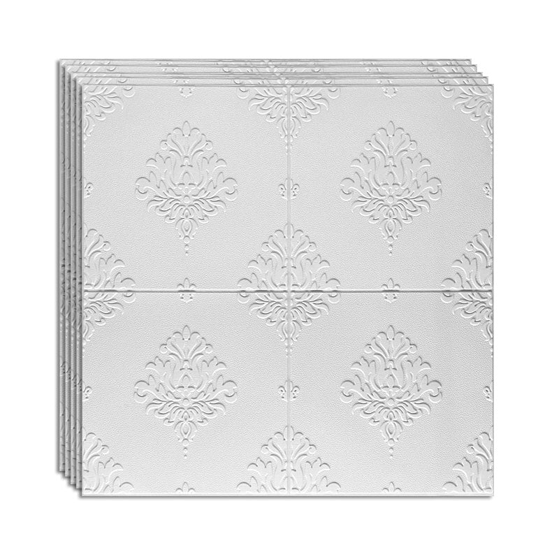 Peel and Press Wall Access Panel 3D Plastic Wall Access Panel Off-White Clearhalo 'Flooring 'Home Improvement' 'home_improvement' 'home_improvement_wall_paneling' 'Wall Paneling' 'wall_paneling' 'Walls & Ceilings' Walls and Ceiling' 6887675