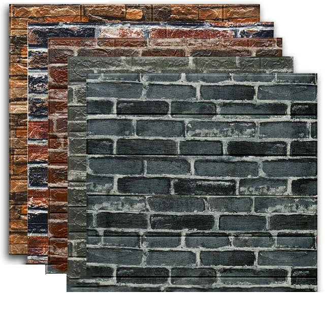 Industrial Wall Plank 3D Print Bathroom Living Room Wall Panels Set of 10 Clearhalo 'Flooring 'Home Improvement' 'home_improvement' 'home_improvement_wall_paneling' 'Wall Paneling' 'wall_paneling' 'Walls & Ceilings' Walls and Ceiling' 6887680