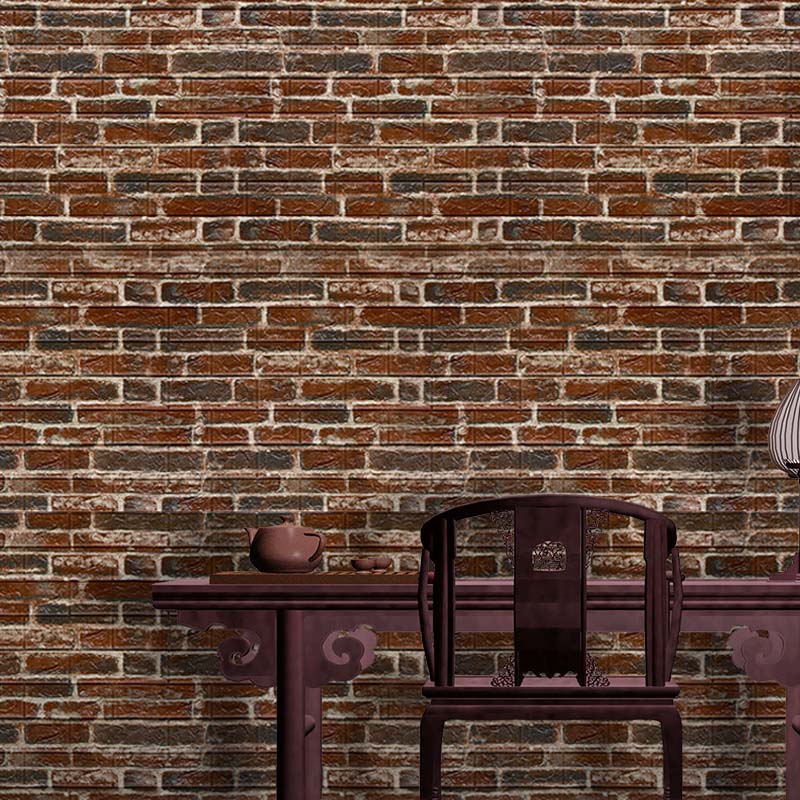 Industrial Wall Plank 3D Print Bathroom Living Room Wall Panels Set of 10 Clearhalo 'Flooring 'Home Improvement' 'home_improvement' 'home_improvement_wall_paneling' 'Wall Paneling' 'wall_paneling' 'Walls & Ceilings' Walls and Ceiling' 6887682