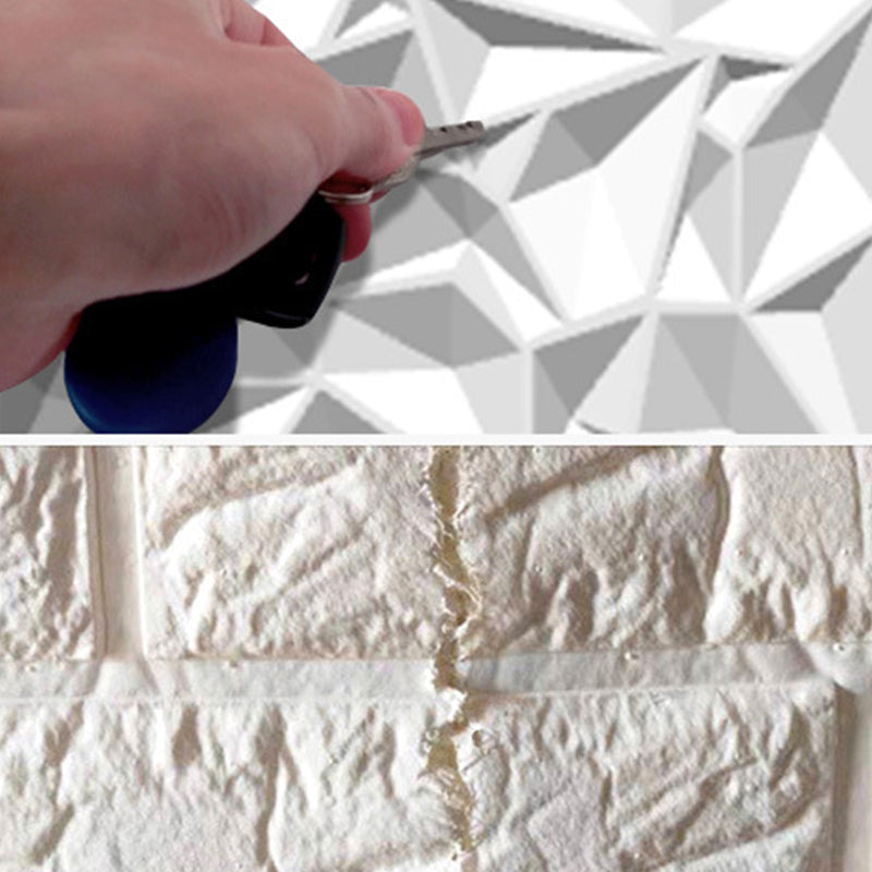 Modern Square Interior Wall Paneling Peel and Stick 3D Embossed Wall Paneling Clearhalo 'Flooring 'Home Improvement' 'home_improvement' 'home_improvement_wall_paneling' 'Wall Paneling' 'wall_paneling' 'Walls & Ceilings' Walls and Ceiling' 6887703