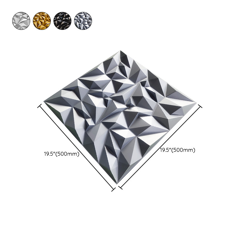 Modern Square Interior Wall Paneling Peel and Stick 3D Embossed Wall Paneling Clearhalo 'Flooring 'Home Improvement' 'home_improvement' 'home_improvement_wall_paneling' 'Wall Paneling' 'wall_paneling' 'Walls & Ceilings' Walls and Ceiling' 6887708