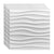 Modern Square Wall Paneling Peel and Stick Texture Pattern Wall Paneling Textured White Clearhalo 'Flooring 'Home Improvement' 'home_improvement' 'home_improvement_wall_paneling' 'Wall Paneling' 'wall_paneling' 'Walls & Ceilings' Walls and Ceiling' 6887715