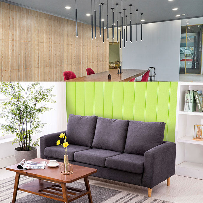 Modern Wall Paneling Peel and Stick Wood Effect Design Rectangle Wall Paneling Clearhalo 'Flooring 'Home Improvement' 'home_improvement' 'home_improvement_wall_paneling' 'Wall Paneling' 'wall_paneling' 'Walls & Ceilings' Walls and Ceiling' 6887744