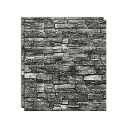 Industrial Waterproof Wall Paneling Peel and Stick Design Wall Paneling Black Clearhalo 'Flooring 'Home Improvement' 'home_improvement' 'home_improvement_wall_paneling' 'Wall Paneling' 'wall_paneling' 'Walls & Ceilings' Walls and Ceiling' 6887756