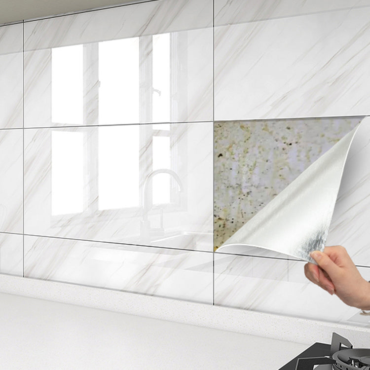 12" X 23" PVC Rectangular Peel & Stick Subway Tile Kitchen and Bathroom Backsplash Clearhalo 'Flooring 'Home Improvement' 'home_improvement' 'home_improvement_peel_stick_blacksplash' 'Peel & Stick Backsplash Tile' 'peel_stick_blacksplash' 'Walls & Ceilings' Walls and Ceiling' 6887820