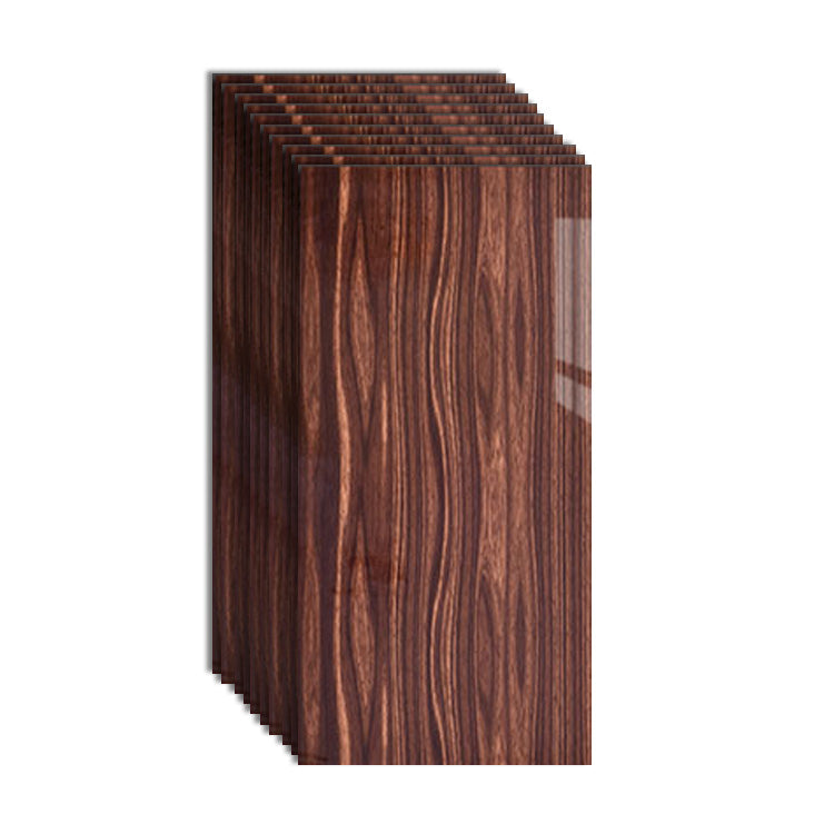 Single Tile Peel and Stick Tile Plastic Peel and Stick Tile with Rectangular Shape Brown Clearhalo 'Flooring 'Home Improvement' 'home_improvement' 'home_improvement_peel_stick_blacksplash' 'Peel & Stick Backsplash Tile' 'peel_stick_blacksplash' 'Walls & Ceilings' Walls and Ceiling' 6887840