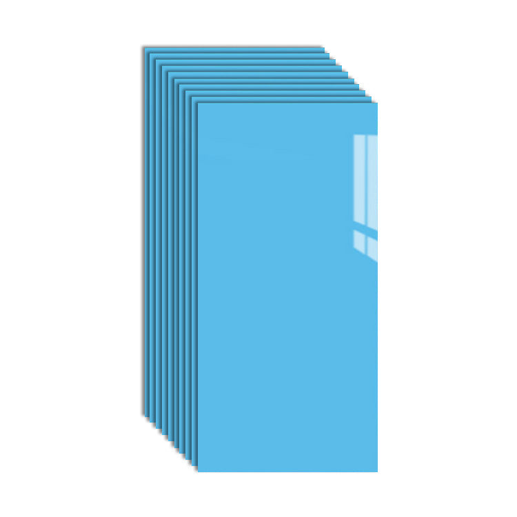 Single Tile Peel and Stick Tile Plastic Peel and Stick Tile with Rectangular Shape Blue Clearhalo 'Flooring 'Home Improvement' 'home_improvement' 'home_improvement_peel_stick_blacksplash' 'Peel & Stick Backsplash Tile' 'peel_stick_blacksplash' 'Walls & Ceilings' Walls and Ceiling' 6887856