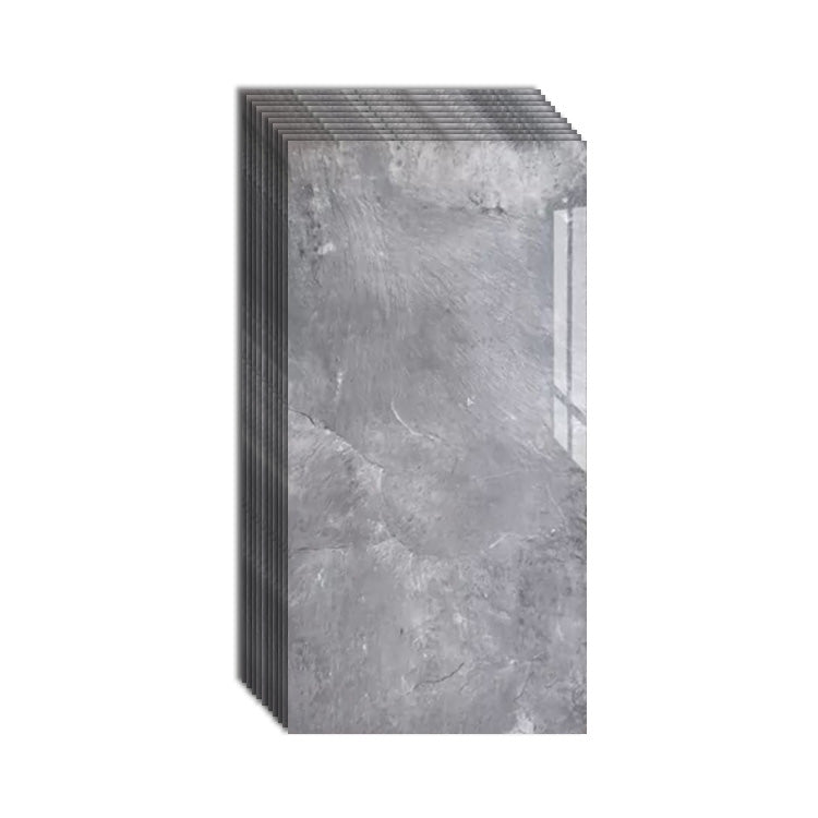 Single Tile Wallpaper Contemporary Plastic Wallpaper with Waterproof Dark Gray Clearhalo 'Flooring 'Home Improvement' 'home_improvement' 'home_improvement_peel_stick_blacksplash' 'Peel & Stick Backsplash Tile' 'peel_stick_blacksplash' 'Walls & Ceilings' Walls and Ceiling' 6887871