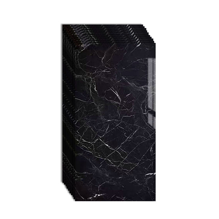 Single Tile Wallpaper Contemporary Plastic Wallpaper with Waterproof Black Clearhalo 'Flooring 'Home Improvement' 'home_improvement' 'home_improvement_peel_stick_blacksplash' 'Peel & Stick Backsplash Tile' 'peel_stick_blacksplash' 'Walls & Ceilings' Walls and Ceiling' 6887872