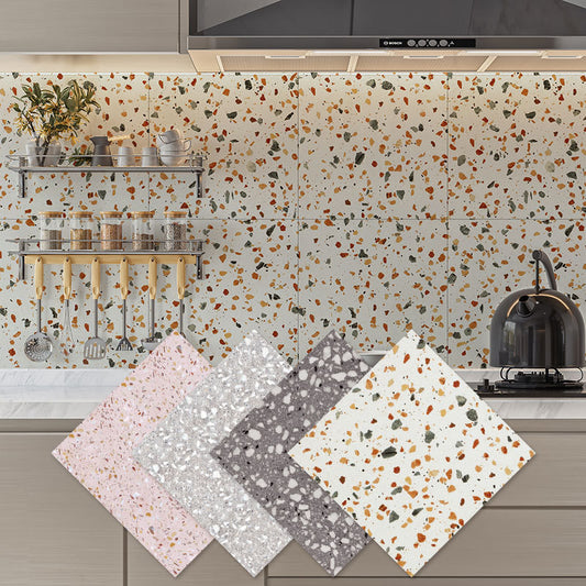 Contemporary Plastic Wallpaper Square Shape Wallpaper with Waterproof Clearhalo 'Flooring 'Home Improvement' 'home_improvement' 'home_improvement_peel_stick_blacksplash' 'Peel & Stick Backsplash Tile' 'peel_stick_blacksplash' 'Walls & Ceilings' Walls and Ceiling' 6887877