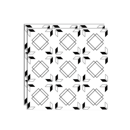 Mosaic Tile Peel and Stick Wall Tile Modern PVC Wallpaper with Waterproof White Plaid Clearhalo 'Flooring 'Home Improvement' 'home_improvement' 'home_improvement_peel_stick_blacksplash' 'Peel & Stick Backsplash Tile' 'peel_stick_blacksplash' 'Walls & Ceilings' Walls and Ceiling' 6887906