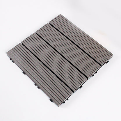 Traditional Flooring Tiles Water Resistant Click-Locking Hardwood Flooring Grey Clearhalo 'Flooring 'Hardwood Flooring' 'hardwood_flooring' 'Home Improvement' 'home_improvement' 'home_improvement_hardwood_flooring' Walls and Ceiling' 6887931