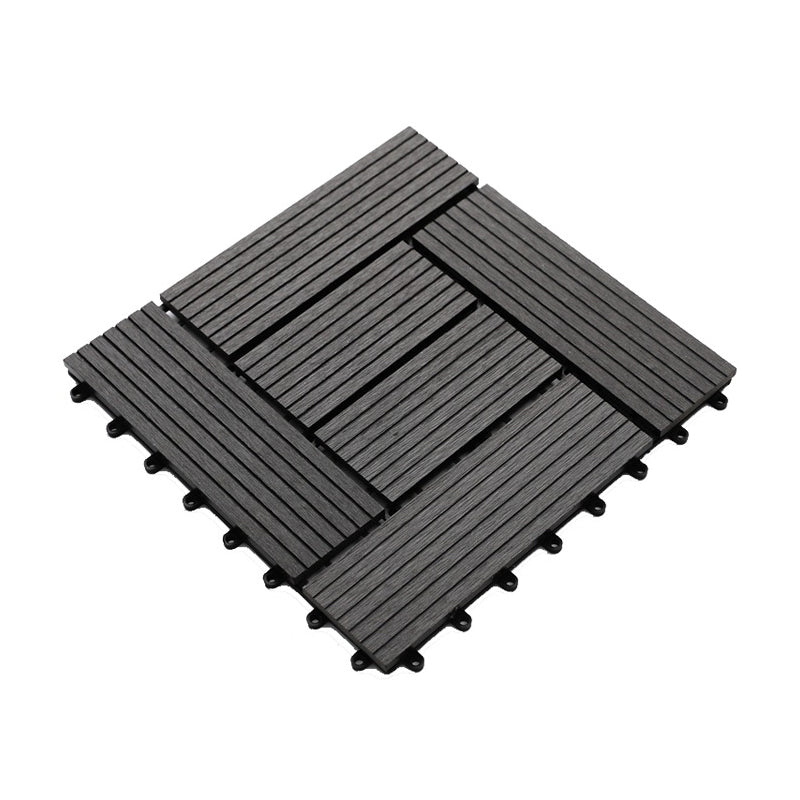 Floor Bullnose Click Lock Wire Brushed Wooden Flooring Tiles Smoke Grey Clearhalo 'Flooring 'Hardwood Flooring' 'hardwood_flooring' 'Home Improvement' 'home_improvement' 'home_improvement_hardwood_flooring' Walls and Ceiling' 6887973