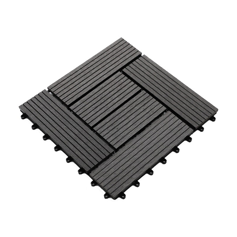 Floor Bullnose Click Lock Wire Brushed Wooden Flooring Tiles Smoke Grey Clearhalo 'Flooring 'Hardwood Flooring' 'hardwood_flooring' 'Home Improvement' 'home_improvement' 'home_improvement_hardwood_flooring' Walls and Ceiling' 6887973