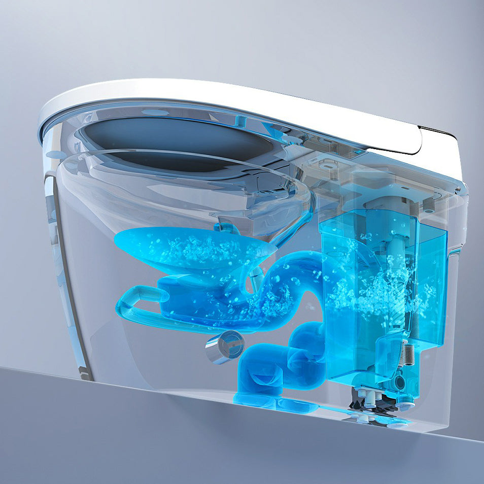 Modern Toilet Bowl All-In-One ABS Floor Mounted Siphon Jet Urine Toilet Clearhalo 'Bathroom Remodel & Bathroom Fixtures' 'Home Improvement' 'home_improvement' 'home_improvement_toilets' 'Toilets & Bidets' 'Toilets' 6888280