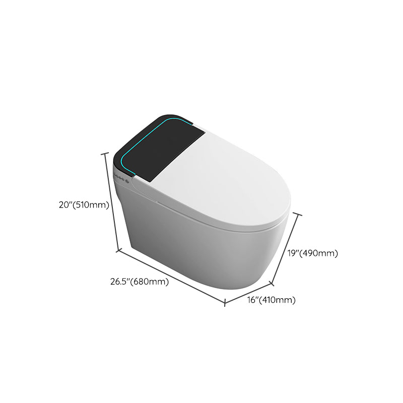 Modern Toilet Bowl All-In-One ABS Floor Mounted Siphon Jet Urine Toilet Clearhalo 'Bathroom Remodel & Bathroom Fixtures' 'Home Improvement' 'home_improvement' 'home_improvement_toilets' 'Toilets & Bidets' 'Toilets' 6888289