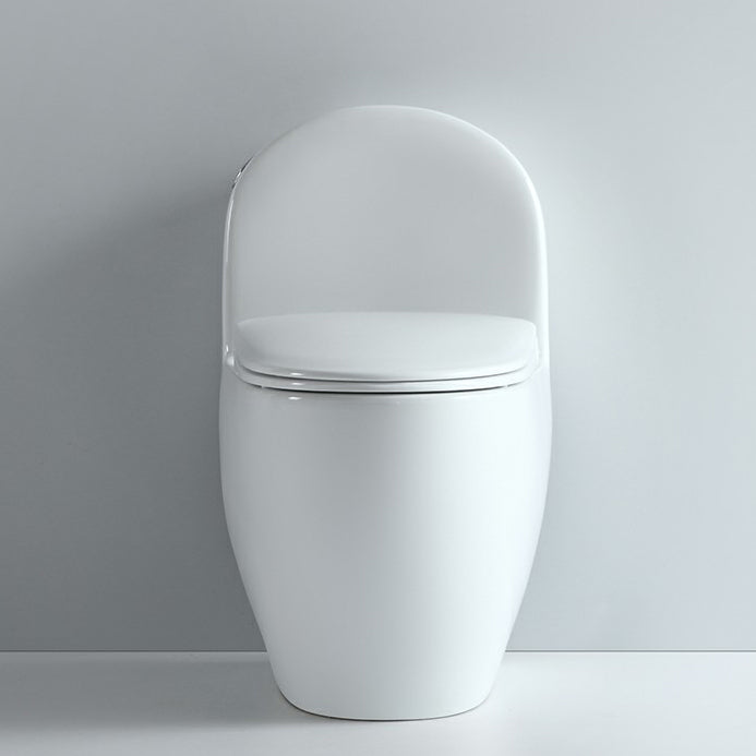 Traditional Toilet Bowl One Piece Toilet Floor Mounted Porcelain Toilet 14" Clearhalo 'Bathroom Remodel & Bathroom Fixtures' 'Home Improvement' 'home_improvement' 'home_improvement_toilets' 'Toilets & Bidets' 'Toilets' 6888363
