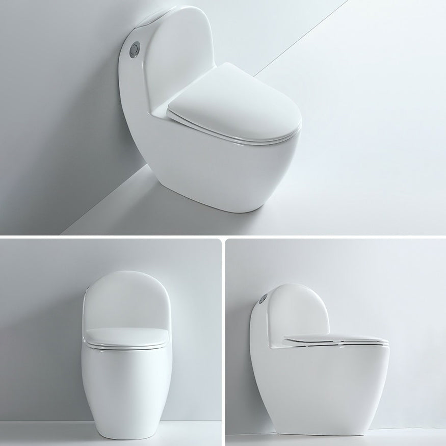 Traditional Toilet Bowl One Piece Toilet Floor Mounted Porcelain Toilet Clearhalo 'Bathroom Remodel & Bathroom Fixtures' 'Home Improvement' 'home_improvement' 'home_improvement_toilets' 'Toilets & Bidets' 'Toilets' 6888367