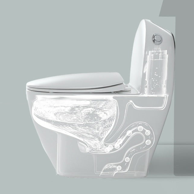 Traditional Toilet Bowl One Piece Toilet Floor Mounted Porcelain Toilet Clearhalo 'Bathroom Remodel & Bathroom Fixtures' 'Home Improvement' 'home_improvement' 'home_improvement_toilets' 'Toilets & Bidets' 'Toilets' 6888371