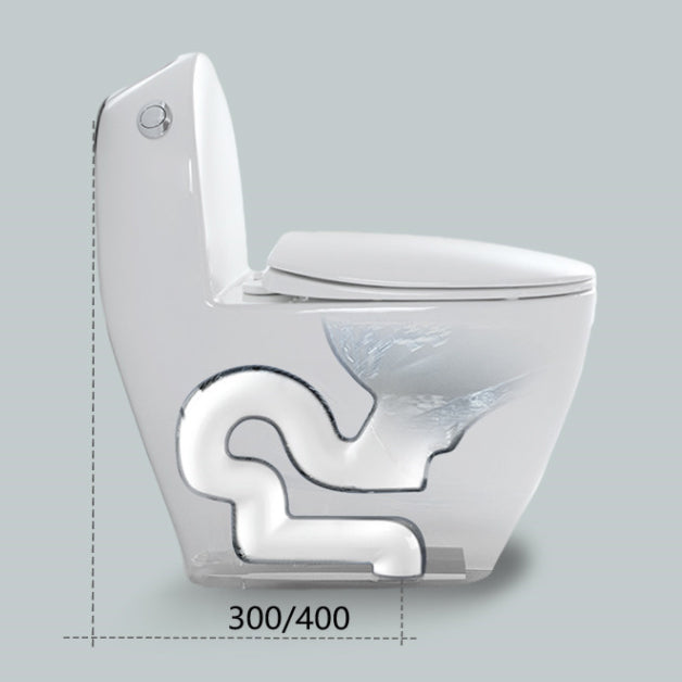 Traditional Toilet Bowl One Piece Toilet Floor Mounted Porcelain Toilet Clearhalo 'Bathroom Remodel & Bathroom Fixtures' 'Home Improvement' 'home_improvement' 'home_improvement_toilets' 'Toilets & Bidets' 'Toilets' 6888372