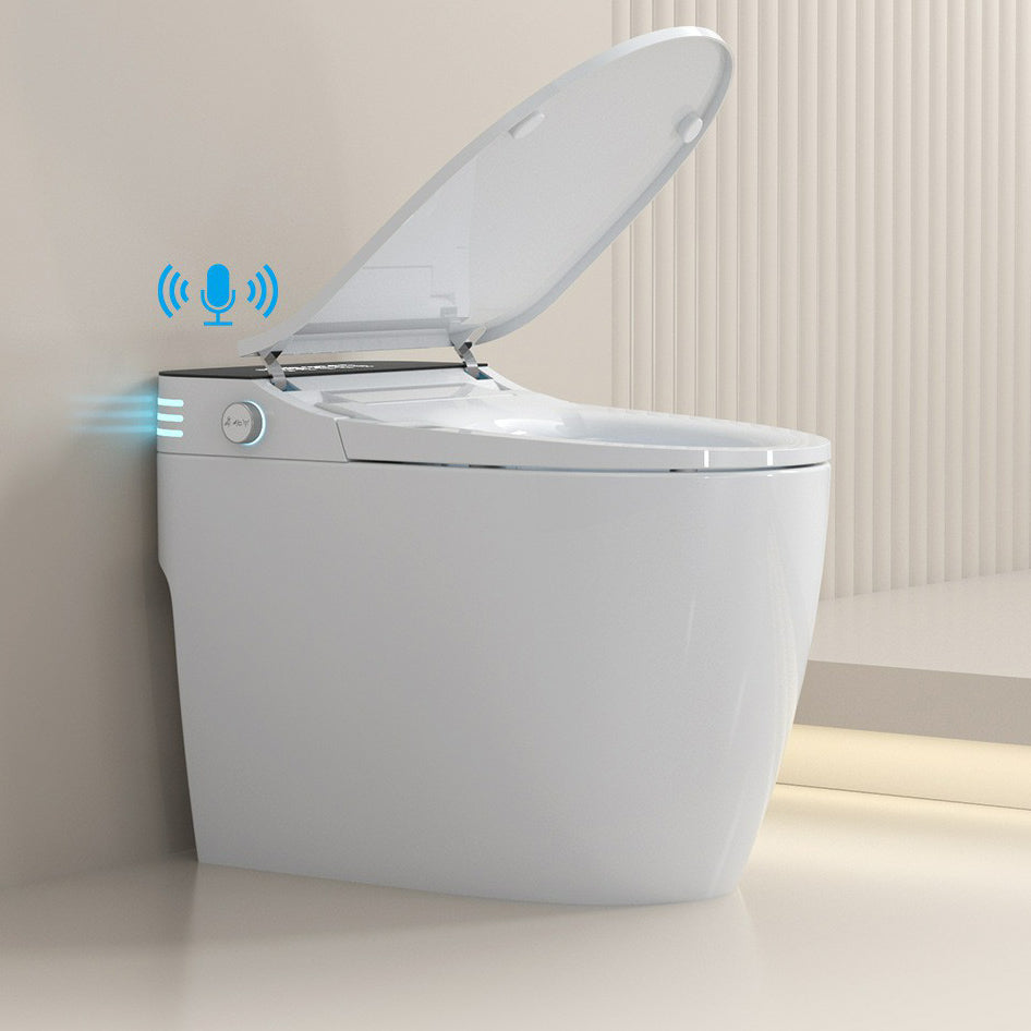 Modern Toilet Bowl ABS Floor Mounted Siphon Jet Flush Toilet Clearhalo 'Bathroom Remodel & Bathroom Fixtures' 'Home Improvement' 'home_improvement' 'home_improvement_toilets' 'Toilets & Bidets' 'Toilets' 6888405