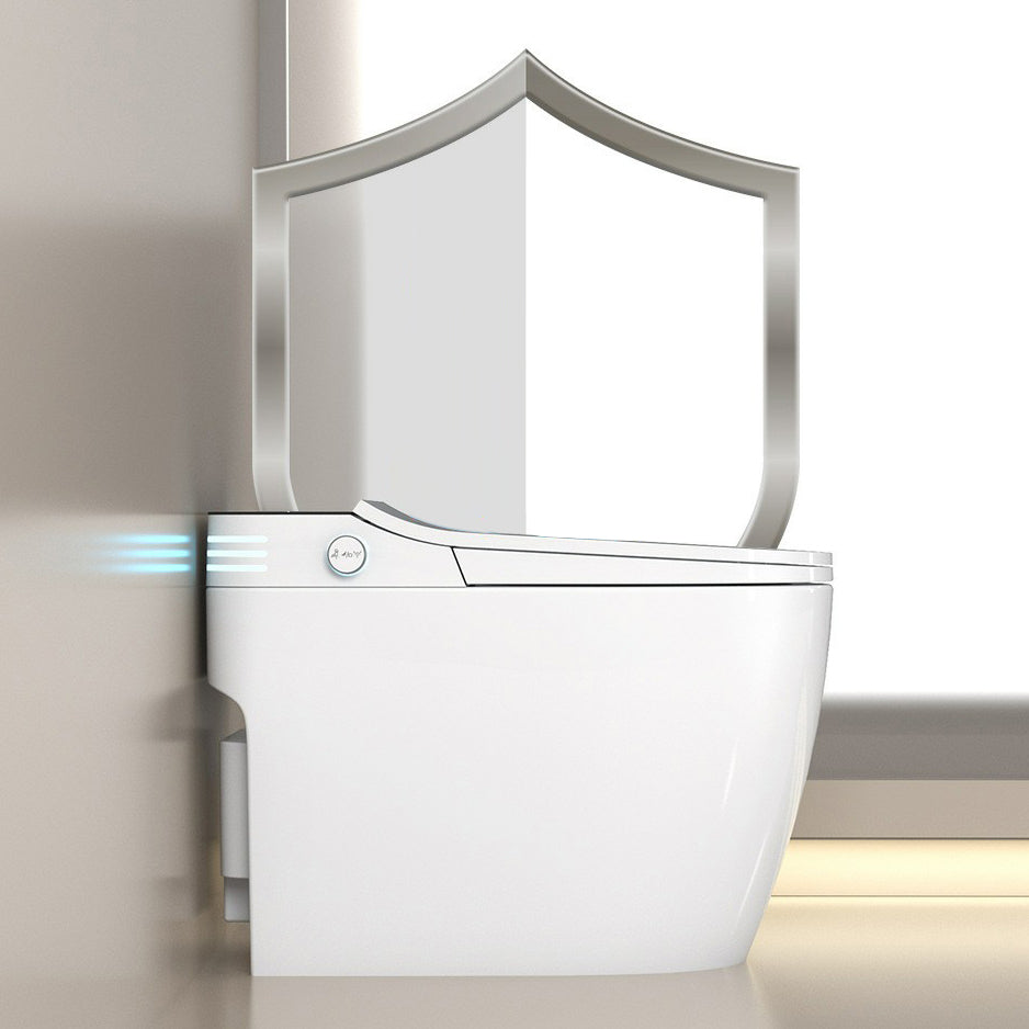 Modern Toilet Bowl ABS Floor Mounted Siphon Jet Flush Toilet Clearhalo 'Bathroom Remodel & Bathroom Fixtures' 'Home Improvement' 'home_improvement' 'home_improvement_toilets' 'Toilets & Bidets' 'Toilets' 6888406