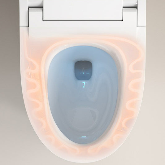 Modern Toilet Bowl ABS Floor Mounted Siphon Jet Flush Toilet Clearhalo 'Bathroom Remodel & Bathroom Fixtures' 'Home Improvement' 'home_improvement' 'home_improvement_toilets' 'Toilets & Bidets' 'Toilets' 6888414