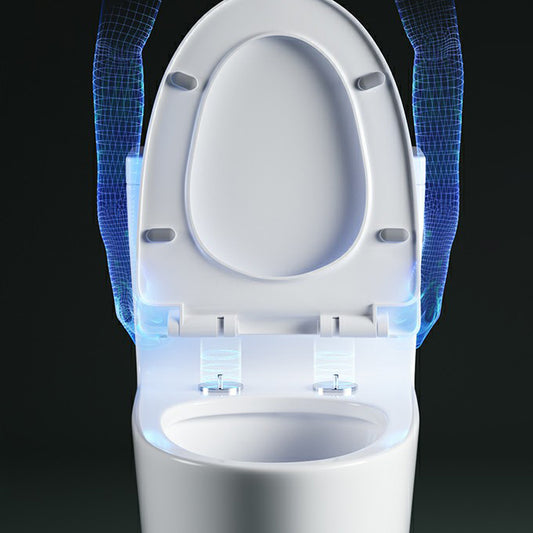 Traditional Toilet Bowl One Piece Floor Mounted Siphon Jet Porcelain Toilet Clearhalo 'Bathroom Remodel & Bathroom Fixtures' 'Home Improvement' 'home_improvement' 'home_improvement_toilets' 'Toilets & Bidets' 'Toilets' 6888577