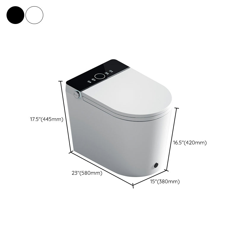 Contemporary One Piece Toilet White Urine Toilet for Bathroom Clearhalo 'Bathroom Remodel & Bathroom Fixtures' 'Home Improvement' 'home_improvement' 'home_improvement_toilets' 'Toilets & Bidets' 'Toilets' 6888649