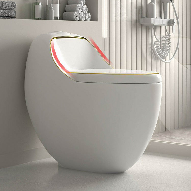 Contemporary 1 Piece Flush Toilet Floor Mounted Urine Toilet for Bathroom Clearhalo 'Bathroom Remodel & Bathroom Fixtures' 'Home Improvement' 'home_improvement' 'home_improvement_toilets' 'Toilets & Bidets' 'Toilets' 6888766