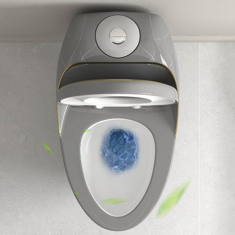 Contemporary 1 Piece Flush Toilet Floor Mounted Urine Toilet for Bathroom Clearhalo 'Bathroom Remodel & Bathroom Fixtures' 'Home Improvement' 'home_improvement' 'home_improvement_toilets' 'Toilets & Bidets' 'Toilets' 6888780