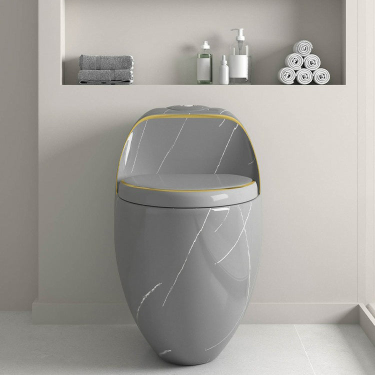 Contemporary 1 Piece Flush Toilet Floor Mounted Urine Toilet for Bathroom Clearhalo 'Bathroom Remodel & Bathroom Fixtures' 'Home Improvement' 'home_improvement' 'home_improvement_toilets' 'Toilets & Bidets' 'Toilets' 6888781